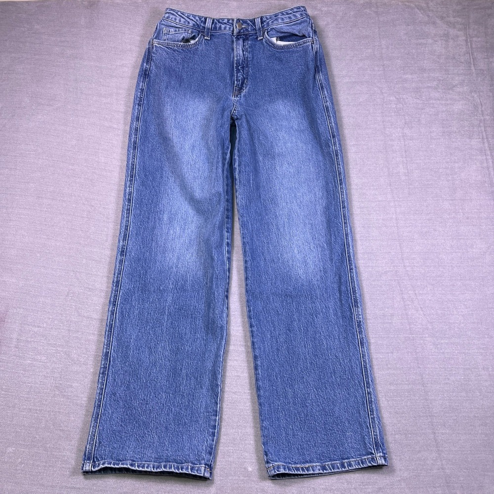 VICI Wide Leg High Rise Denim Jeans Womens 29 Blue Cotton Blend VC6513MD